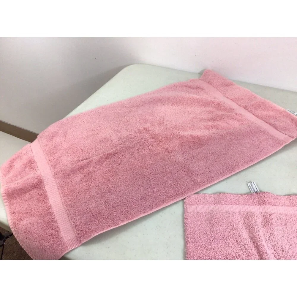 Vintage Cannon Pink Towel Set of Three